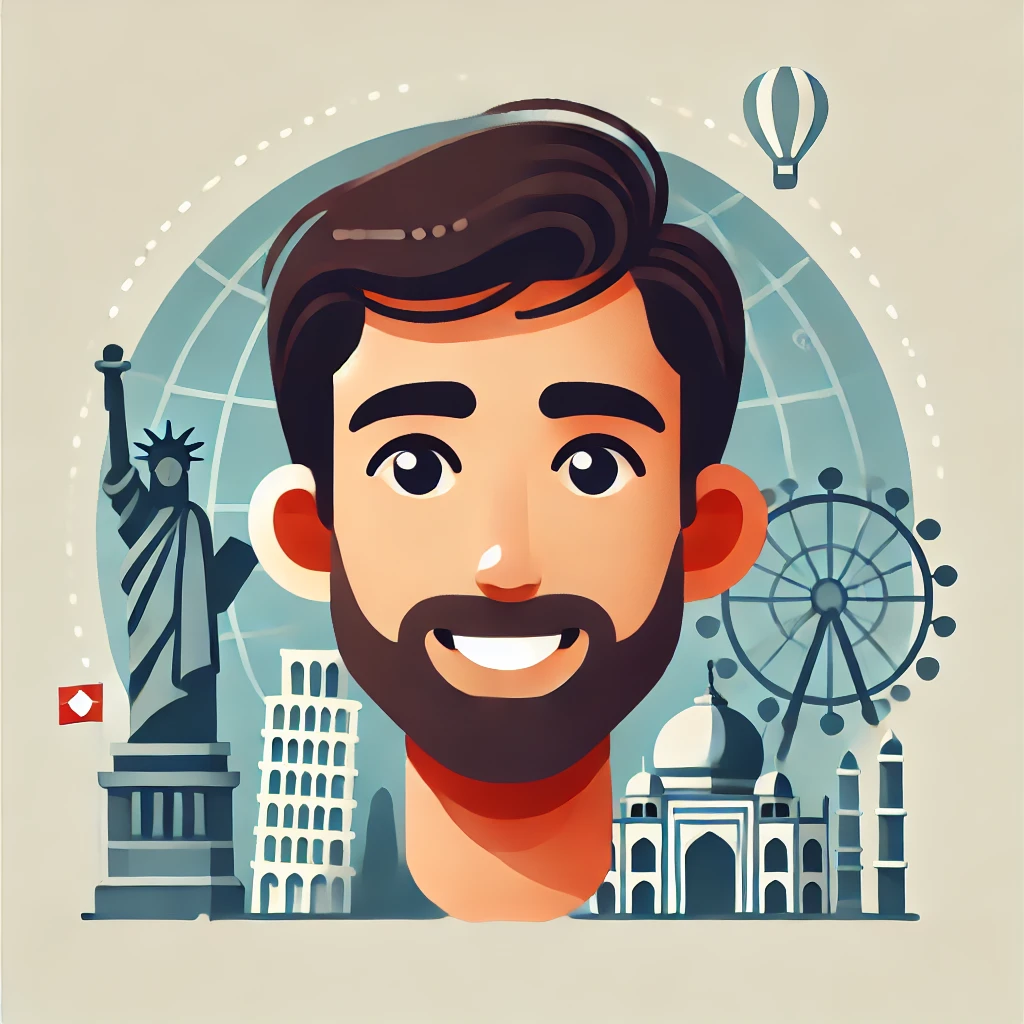 dall·e 2024-10-06 20.54.31 - a face avatar of a male tour guide. the avatar should depict a friendly, knowledgeable, and approachable personality. the background should subtly hin.webp