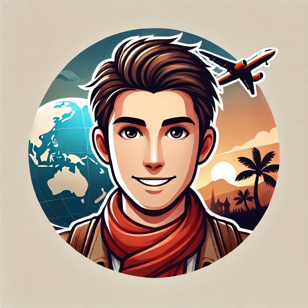 dall·e 2024-10-06 21.04.59 - a face avatar of a young male named leo, representing a travel enthusiast. the avatar should depict an adventurous, friendly, and energetic personalit.webp