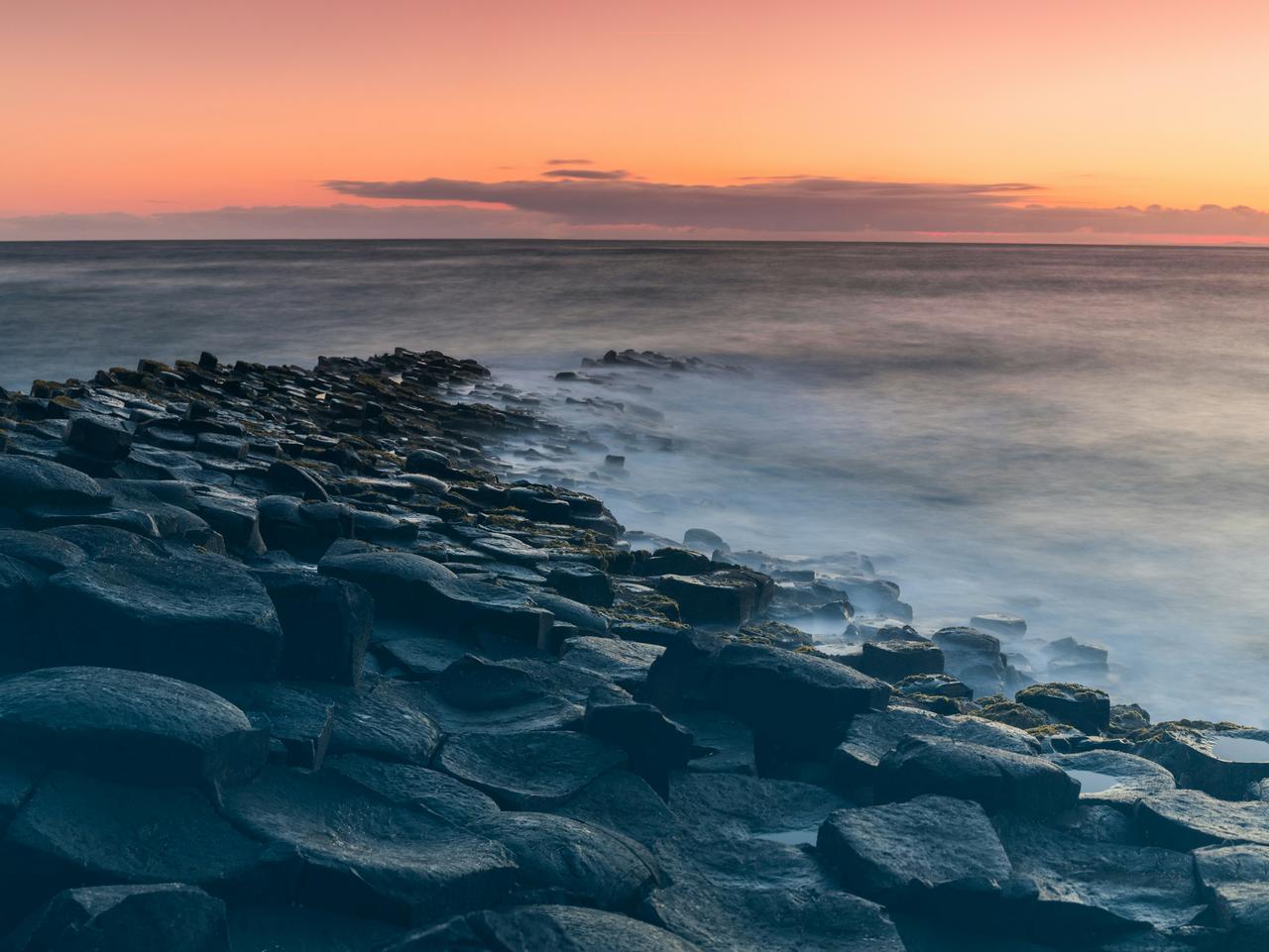 Group visiting Ireland's coastline