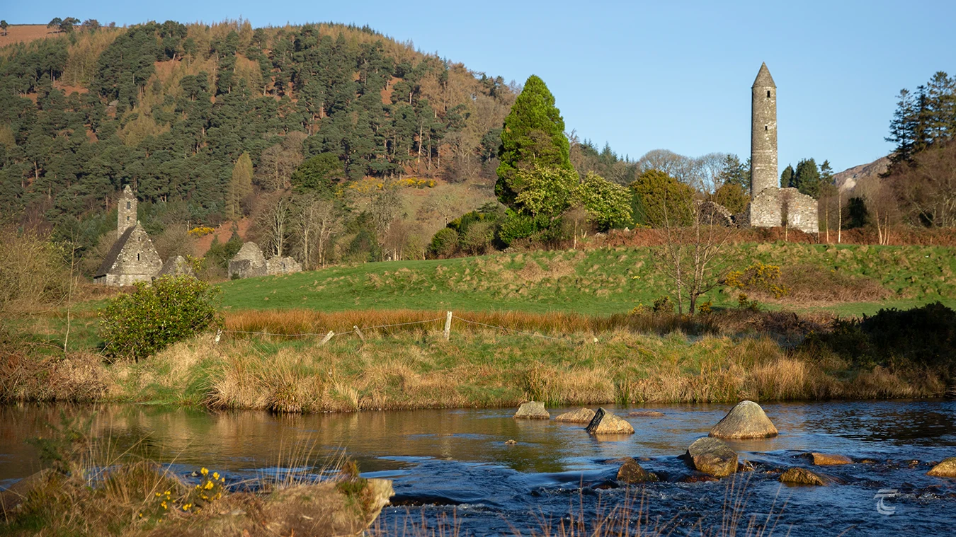 Historic church at Glendalough