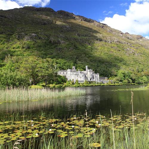 Connemara mountains and Irish landscape